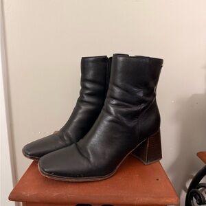 Calvin Klein Women's Broma Square Toe Tapered Heel Dress Booties